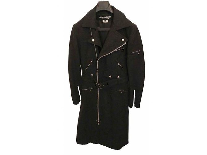 Abrigo de lana Comme Des Garcons Junya Watanabe Gris oscuro Gris antracita