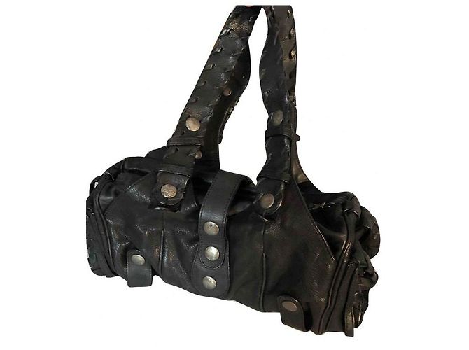 Chloé Silverado Handtasche aus schwarzem Leder