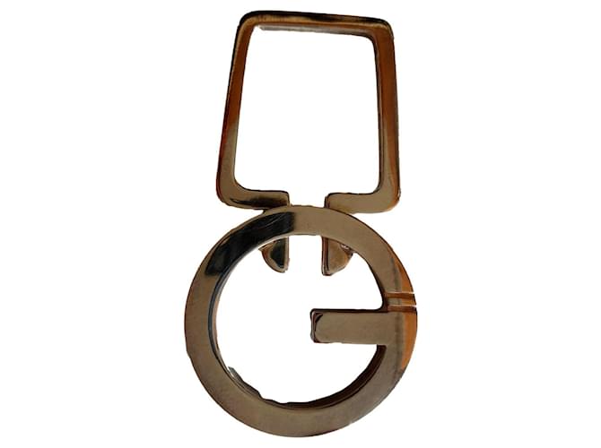 Vintage Gucci key ring in solid silver 925 Silvery  ref.489921