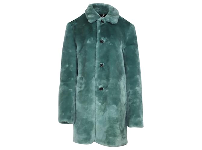 Supreme x Hysteric Glamour Fuck You Coat em Green Faux Coat Verde Acrílico  ref.490049
