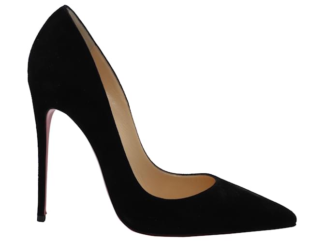 Christian Louboutin So Kate Pumps in Black Suede  ref.490108
