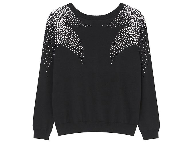 Jersey Ba&Sh Flore negro de algodón 