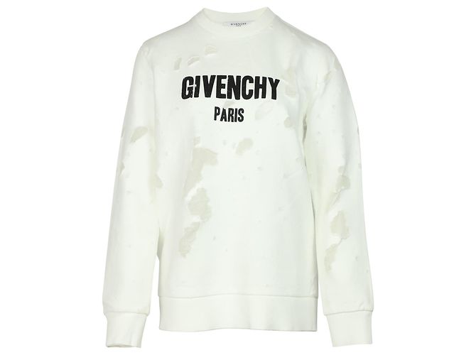 Moletom Afligido Givenchy em algodão branco