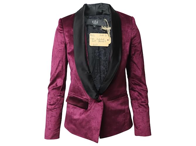 Luxurious Burgundy Velvet Blazer & Trousers Set