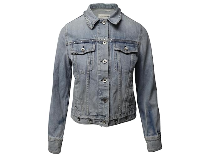 Rag & Bone Classic Jean Jacket in Blue Denim Cotton  ref.490355