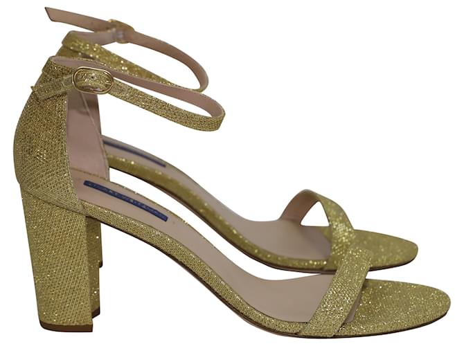 Stuart weitzman nearly nude on sale gold