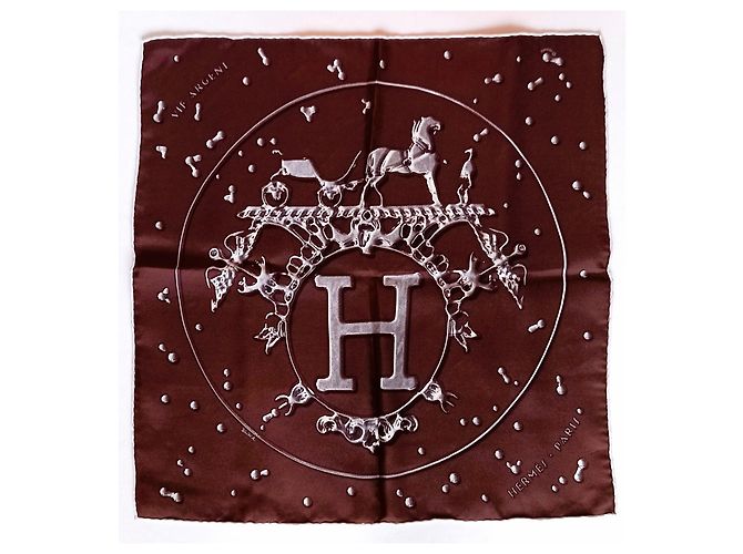 Hermès Praça Gavroche Hermes Bronze