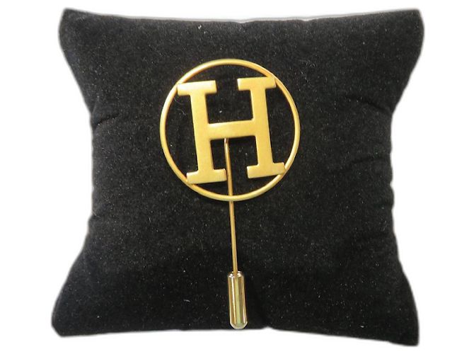 Hermès Pins e spille D'oro Metallo