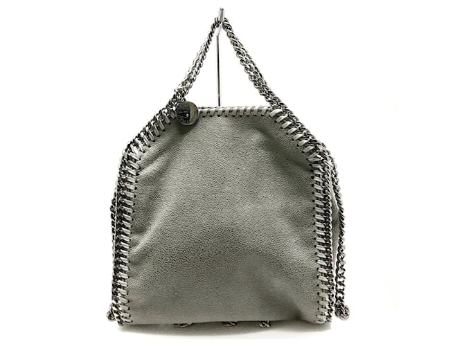 Stella Mc Cartney Stella McCartney Tiny falabella Grey Suede ref.490875 ...