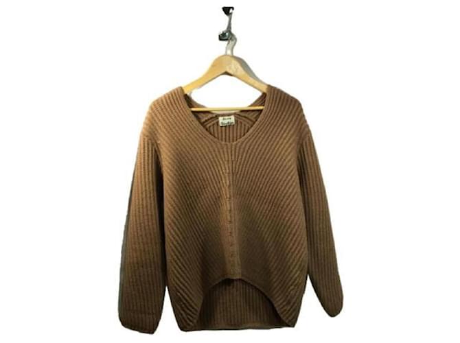 [Used] Acne Studios (Acne) DEBORAH L-WOOL PAW 16 / knit / XS / wool / beige