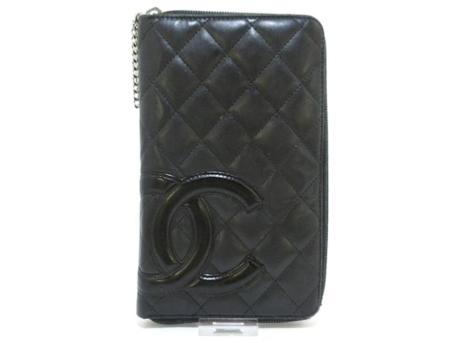 Chanel Cambon Black Leather  ref.490961