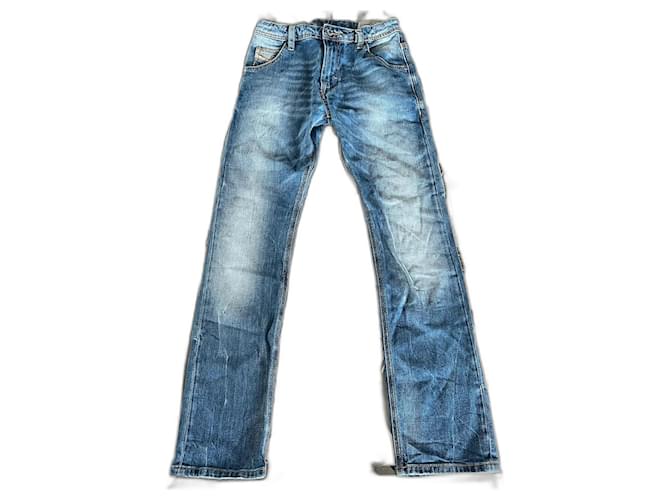 Diesel Un pantalon Jean Bleu Bleu clair  ref.491035