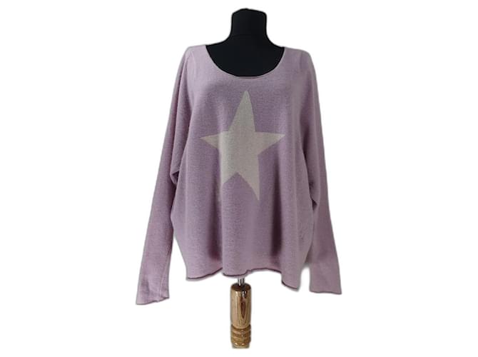 Autre Marque Knitwear Purple Wool Nylon Angora  ref.491044