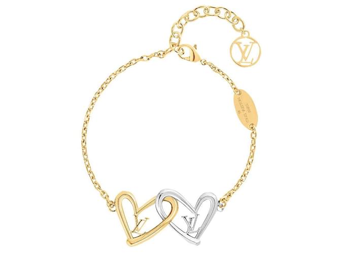 Louis Vuitton LV Bracelet Fall in Love Golden Metal ref.491142 - Joli Closet