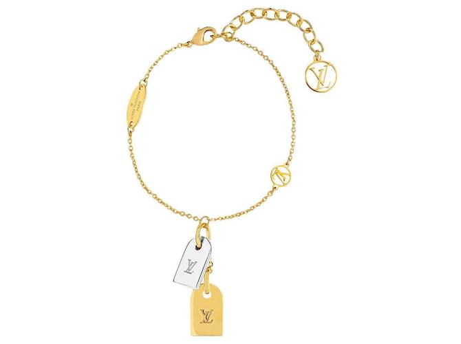 Louis Vuitton Bracelet LV neuf Métal Bijouterie dorée  ref.491143