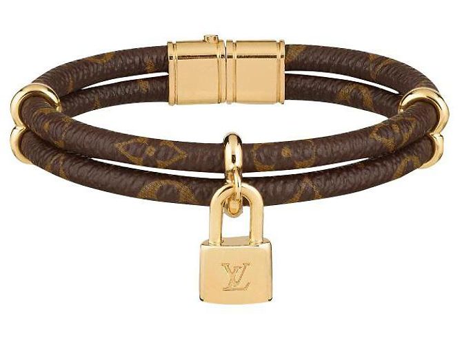 Bracciale Louis Vuitton Monogram Keep It Twice Marrone