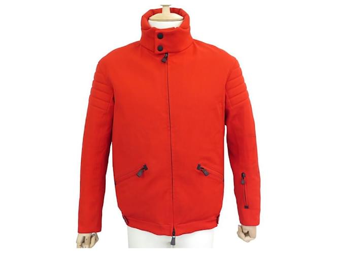 MONCLER MICHEALBACH GIUBBOTTO B DOWN JACKET20974136735 M 48 RED JACKET COAT Synthetic  ref.491375