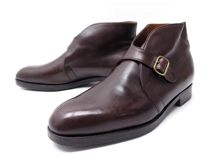 SHOES ANKLE BOOTS JOHN LOBB VARESE 10E 44 + WESTON LOW BOOTS Brown Leather  ref.491400