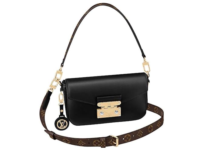Louis Vuitton LV Swing bag new Black Leather  ref.491915