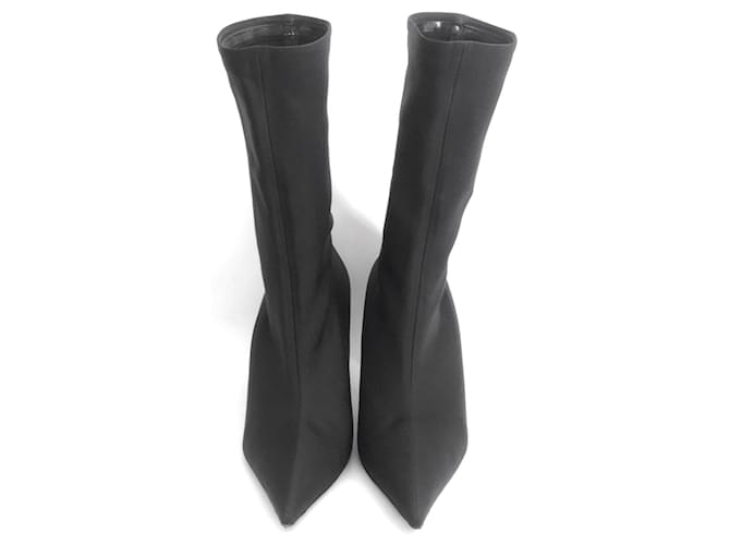Balenciaga Black Knife Boots Synthetic  ref.492107