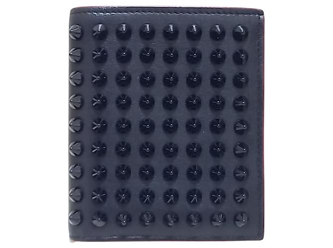 Christian Louboutin Wallet Black Leather  ref.492135