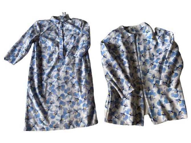 conjunto de vestido de abrigo COS
