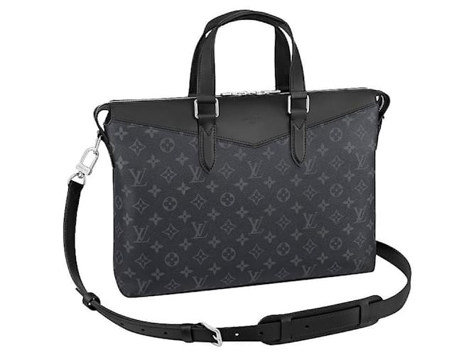 Louis Vuitton Gray Monogram Satellite Alpha Messenger Black Grey Cloth  ref.958249 - Joli Closet