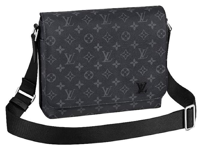 Louis Vuitton LV District PM new Grey Leather  ref.492173