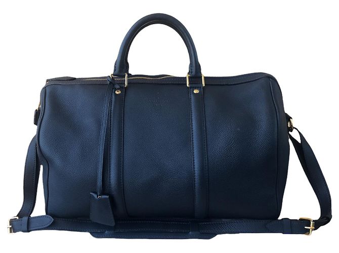 Borsa Louis Vuitton Sofia Coppola in pelle blu navy