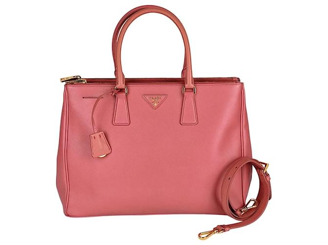 Prada Galleria Saffiano Lux Tamaris bag Pink Leather  ref.492273