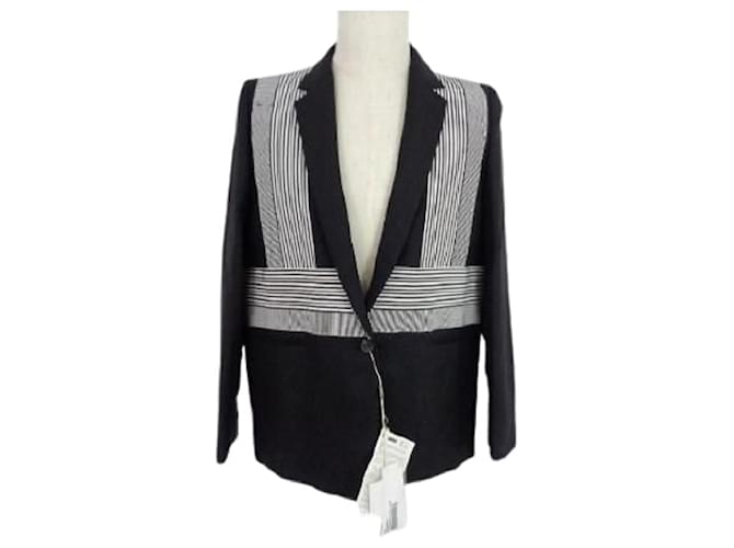 [Usato] ACNE STUDIOS giacca sartoriale giacca XL nero nero da donna Lana  ref.492633