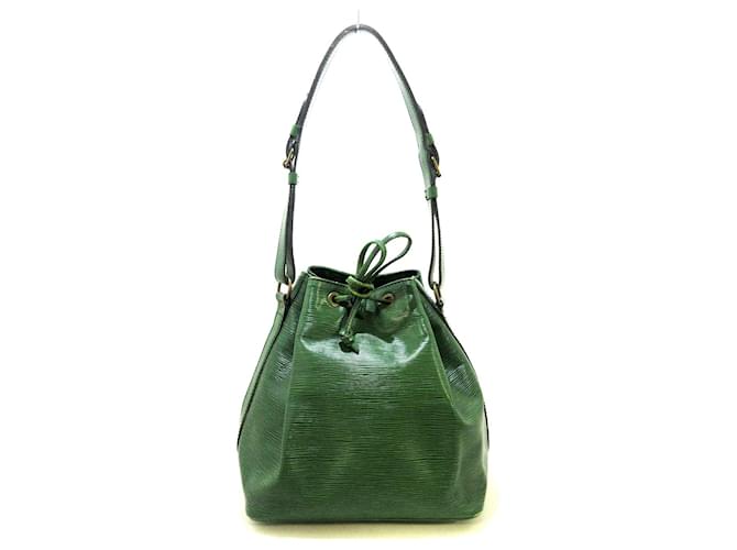 Noe Louis Vuitton Petit Noé Verde Pelle  ref.492740