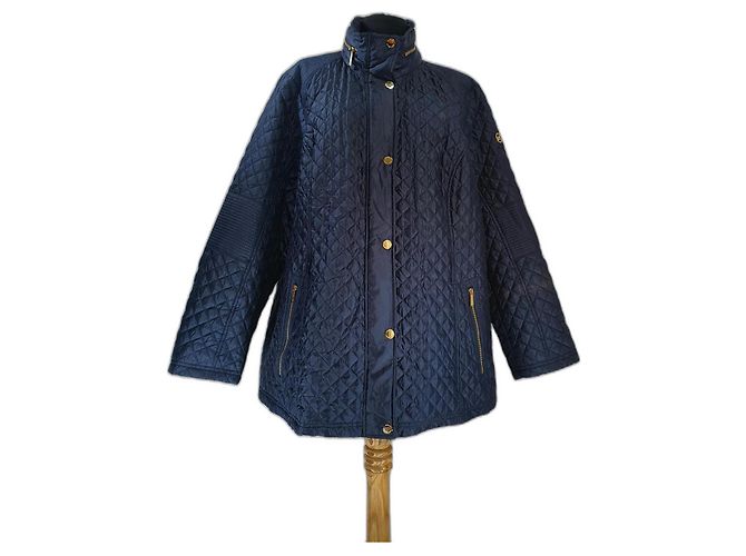 Giacca Michael Kors blu in poliestere XL