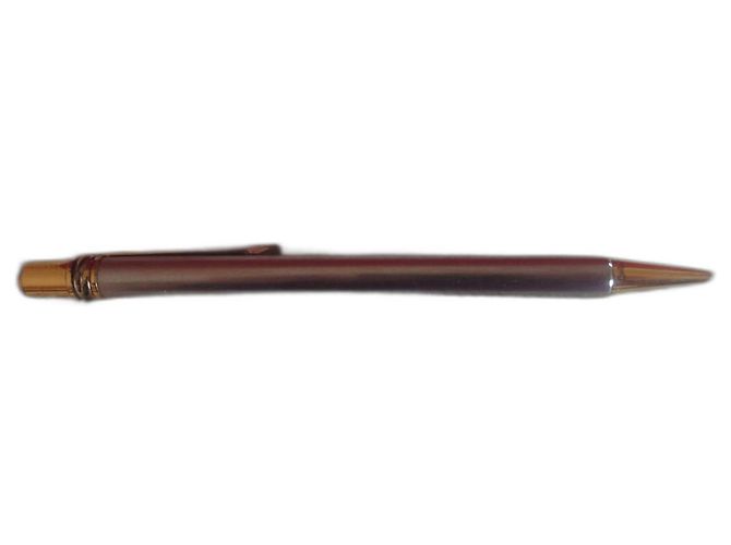 Penna a sfera Cartier placcata oro e argento Silver hardware