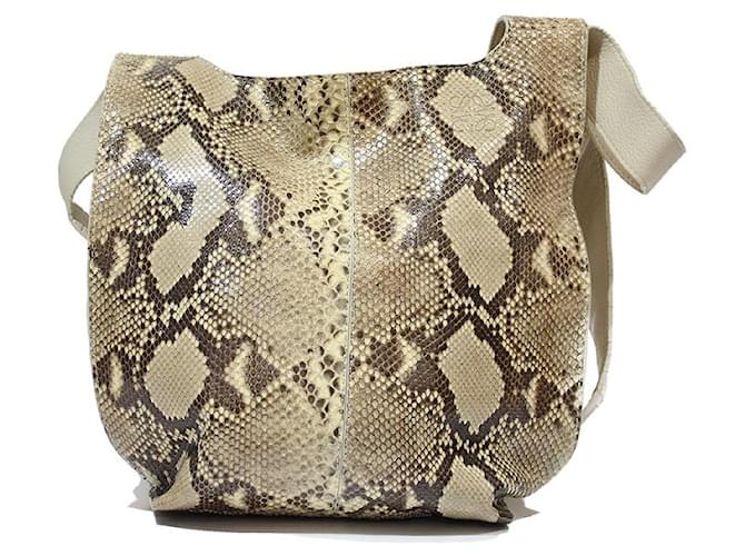 Loewe Handbags Beige Leather  ref.493187