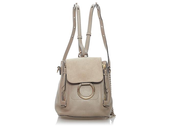 Chloe backpack cheap grey