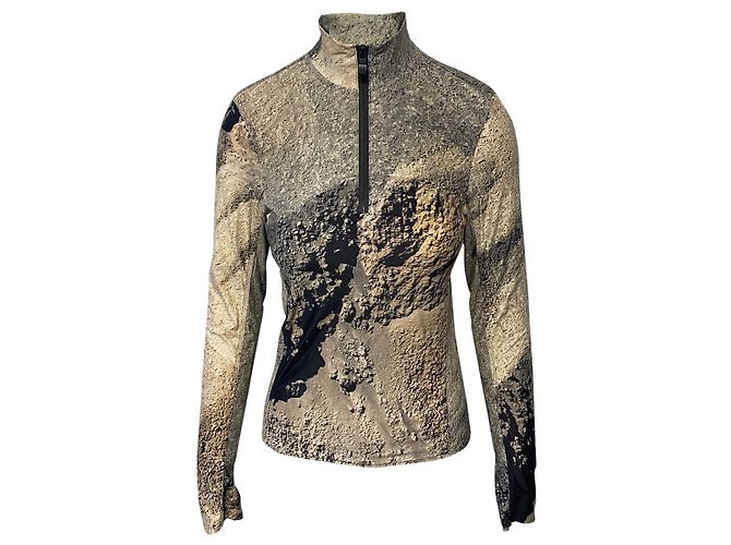Louis Vuitton Reflective Graphic Printed Rashguard in Multicolor Polyamide Multiple colors