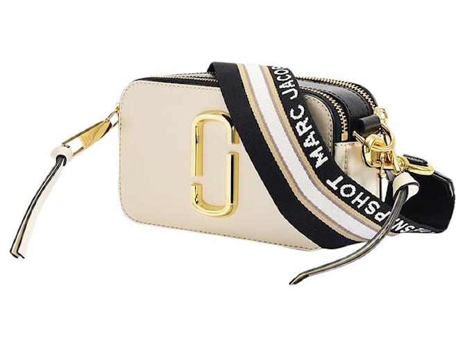 The Snapshot Crossbody Marc Jacobs Multi Leather White Pony