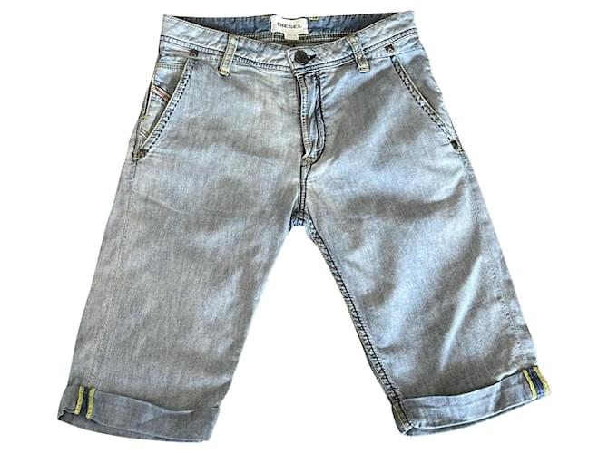 Diesel Pantalones cortos de niña Amarillo Azul claro Azul oscuro Juan  ref.494089