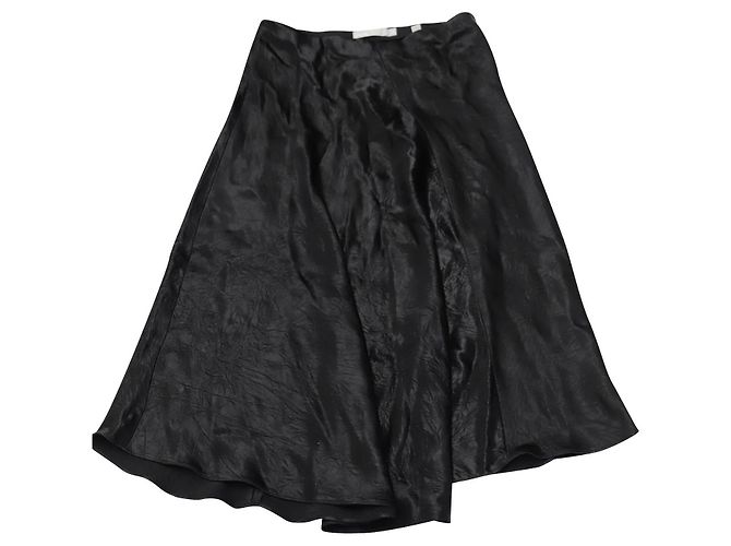 FALDA Vince en Acetato Negro
