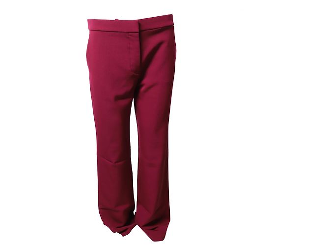 Stella Mc Cartney Pantalón de vestir de lana rosa de Stella McCartney