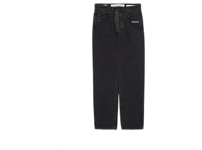 Off White Vaqueros negros blanquecinos