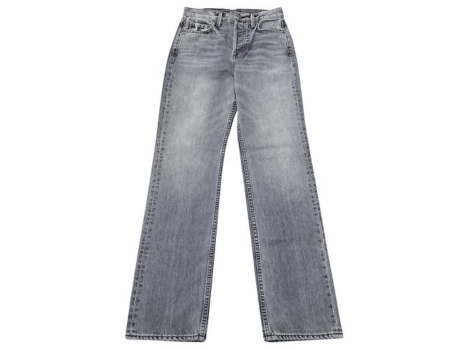 Autre Marque Vaqueros de pernera recta Grlfrnd Mica en denim gris