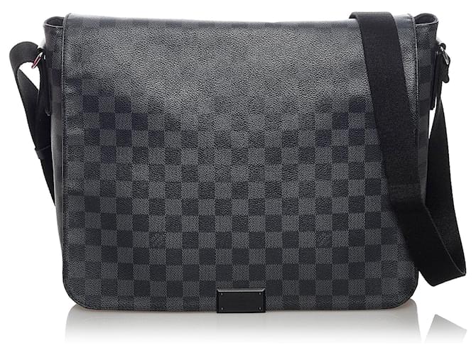 Louis Vuitton, Bags, Mens Louis Vuitton Black Checkered Backpack