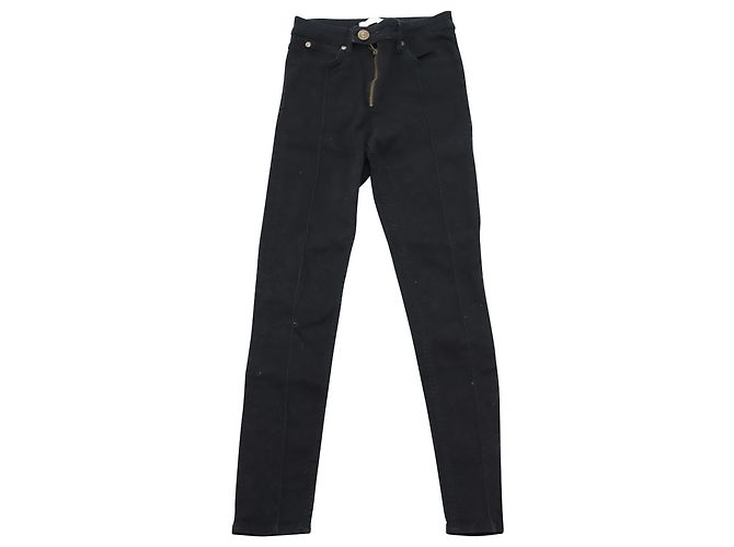 Vaqueros pitillo Sandro Paris de algodón negro 