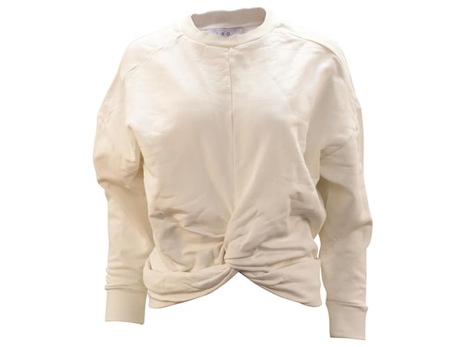 Iro Muka Sweatshirt in White Cotton  ref.494911