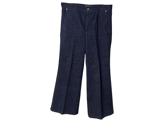 Jeans a zampa di Isabel Marant in cotone blu  ref.494988