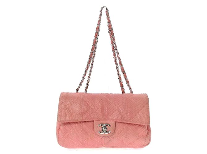 Chanel Ultra Stitch Pink Exotic leather  ref.494994