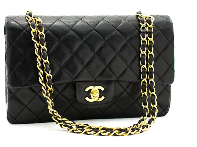 Chanel Timeless Black Leather  ref.495057