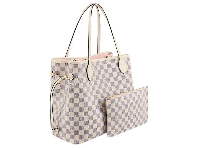 Louis Vuitton Bolsa LV Neverfull MM Damier Bege